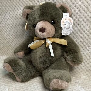 Cuddle Wit Creation Plush Brown Bear Stuffed Animal Toy with Tags READ